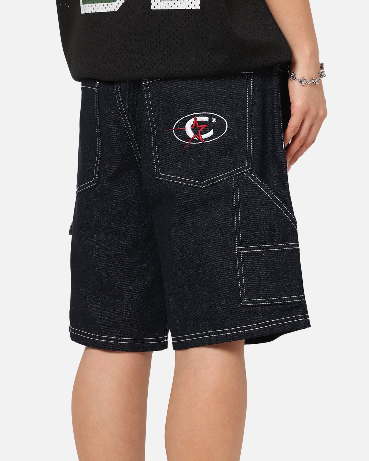 Carre Carpenter Jorts Indigo Denim