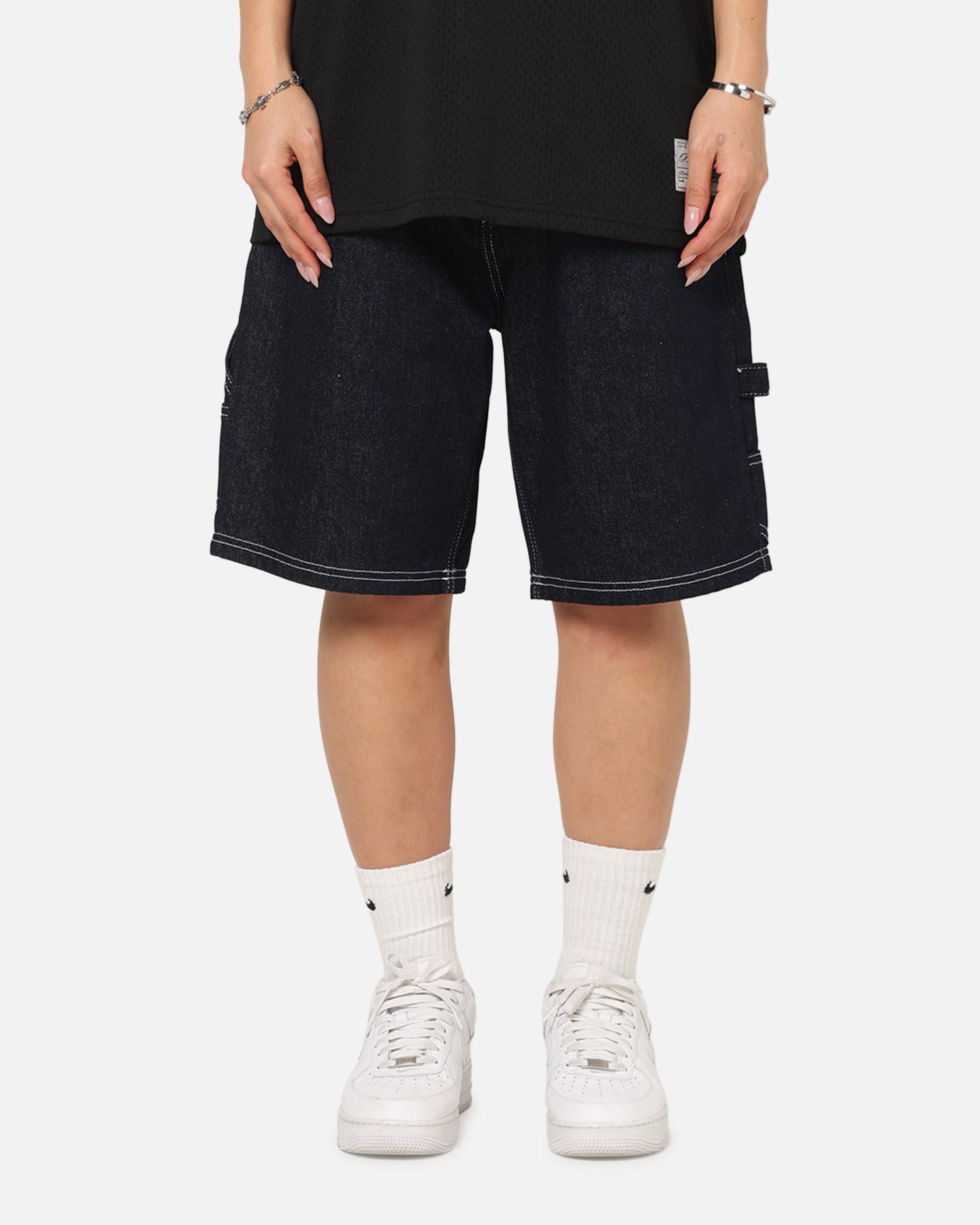 Carre Carpenter Jorts Indigo Denim