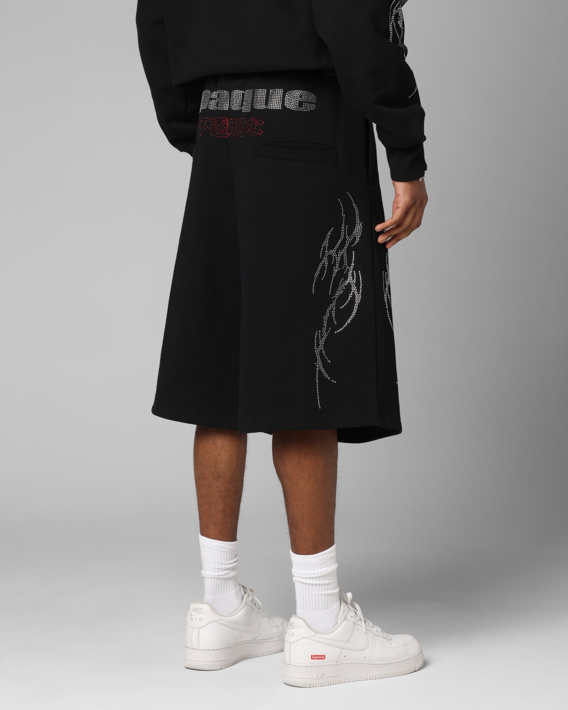 Loiter Opaque Sweat Shorts Black