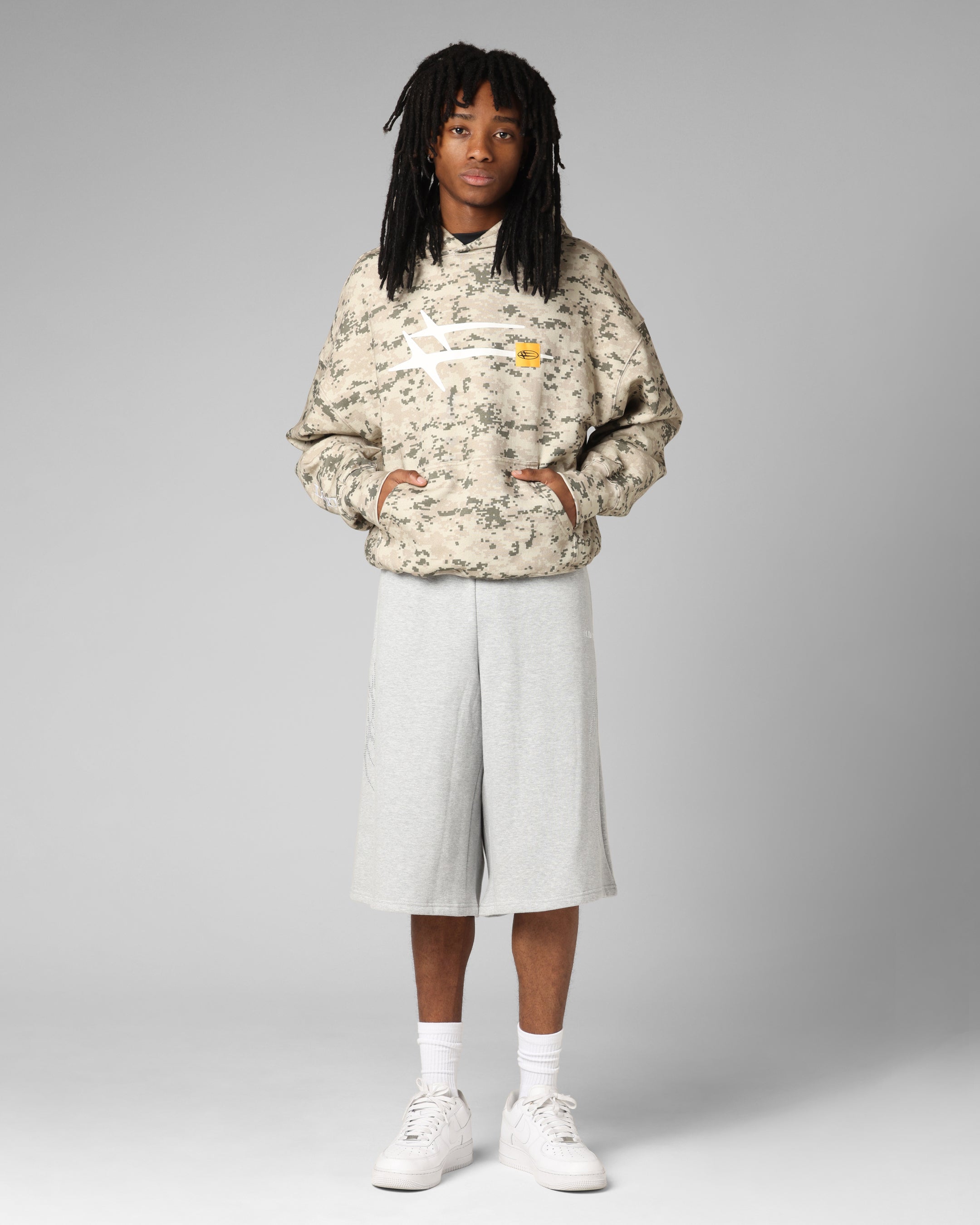 Loiter Opaque Sweat Shorts Grey