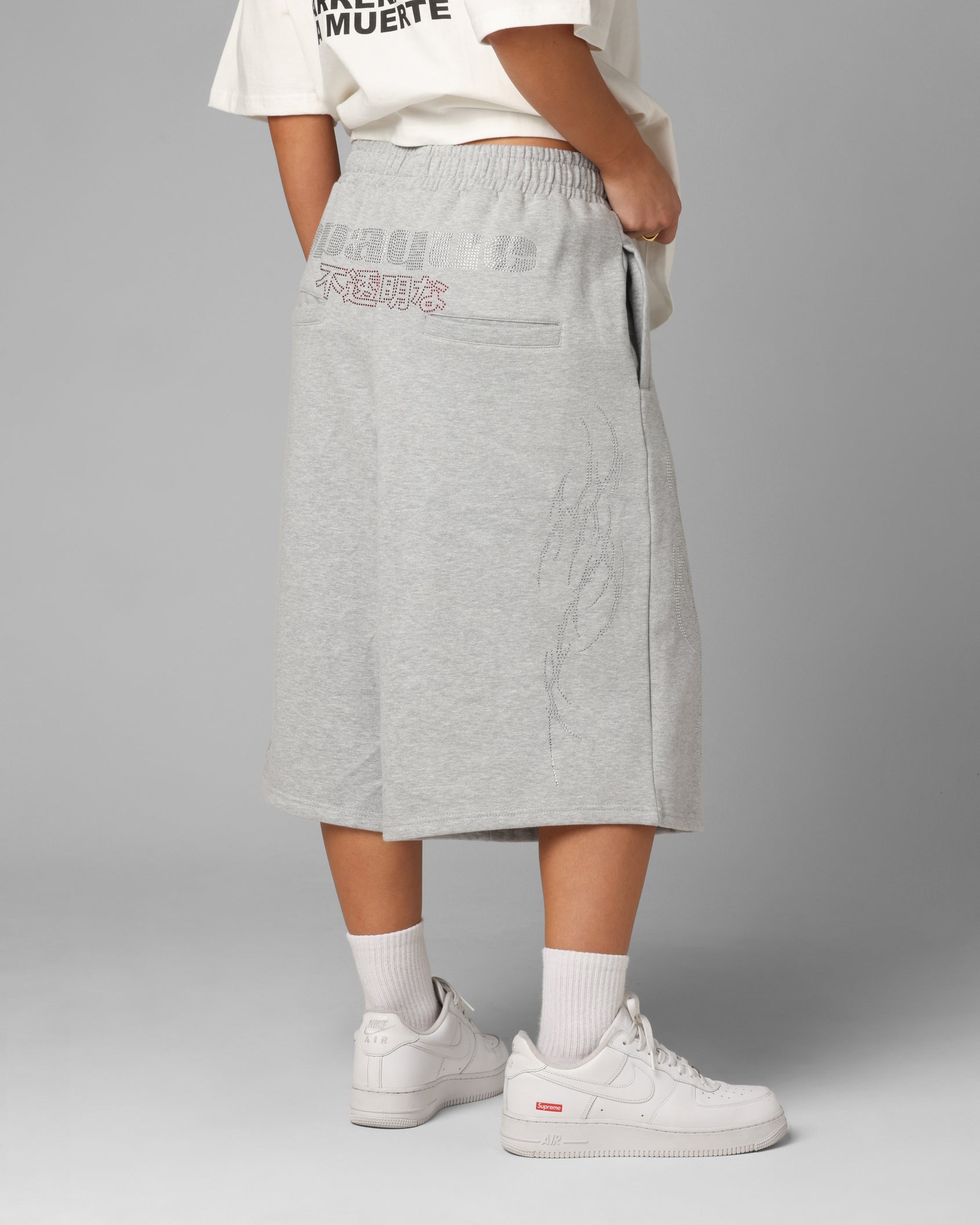 Loiter Opaque Sweat Shorts Grey