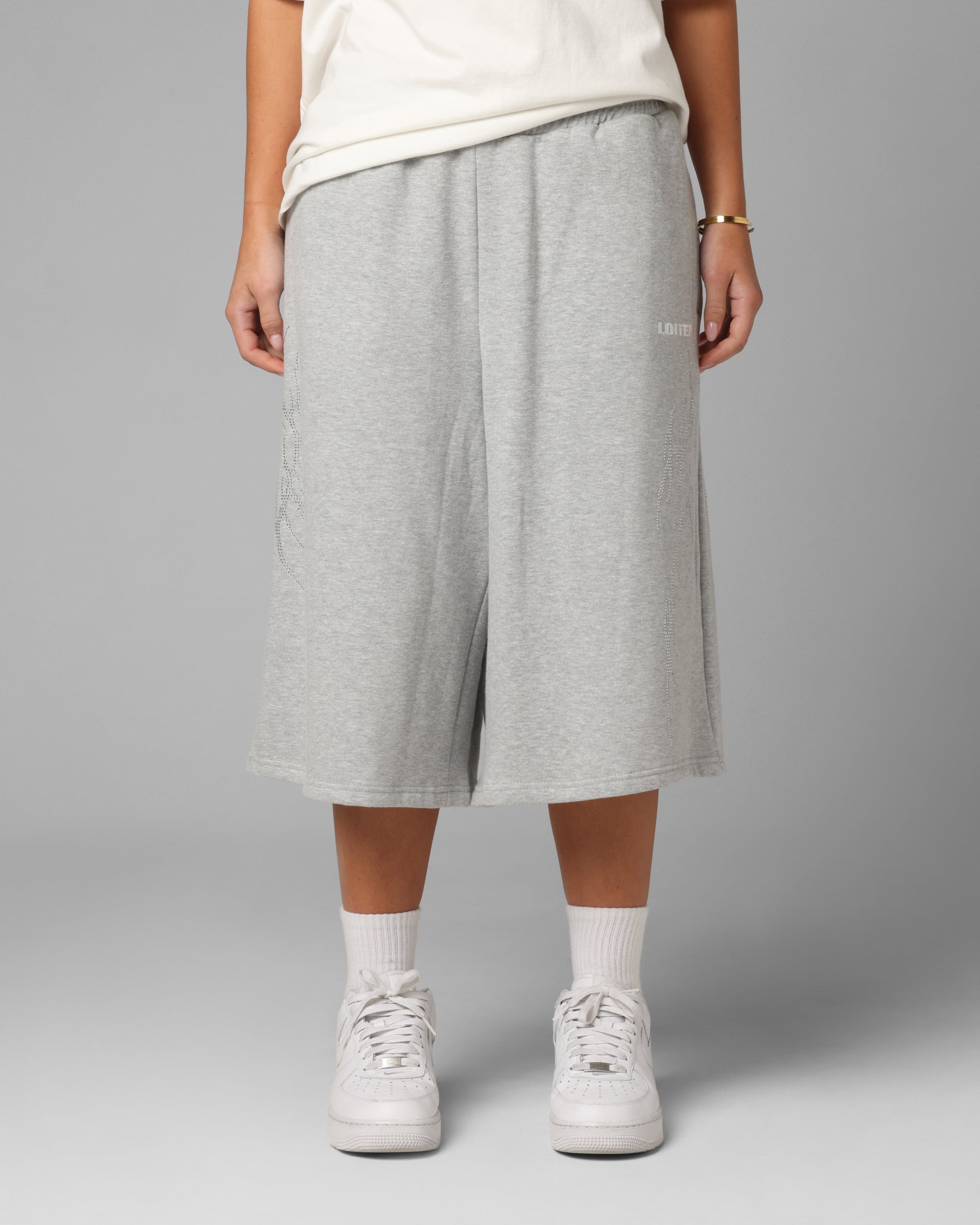 Loiter Opaque Sweat Shorts Grey