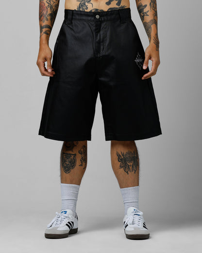 Loiter F-16 Denim Jorts Black