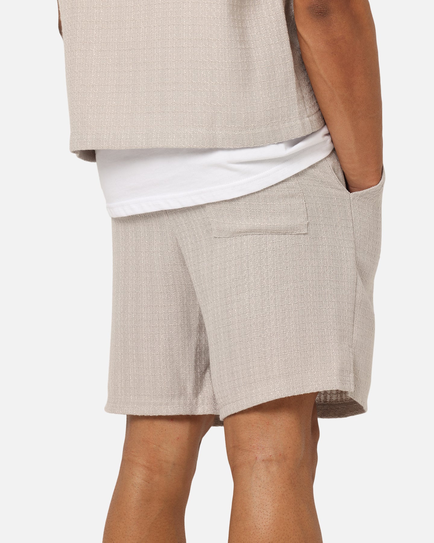 XXIII Textured Shorts Stone