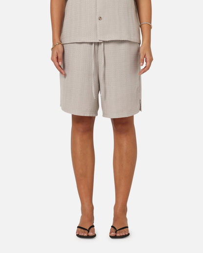 XXIII Textured Shorts Stone