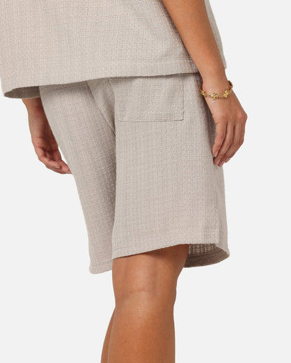 XXIII Textured Shorts Stone