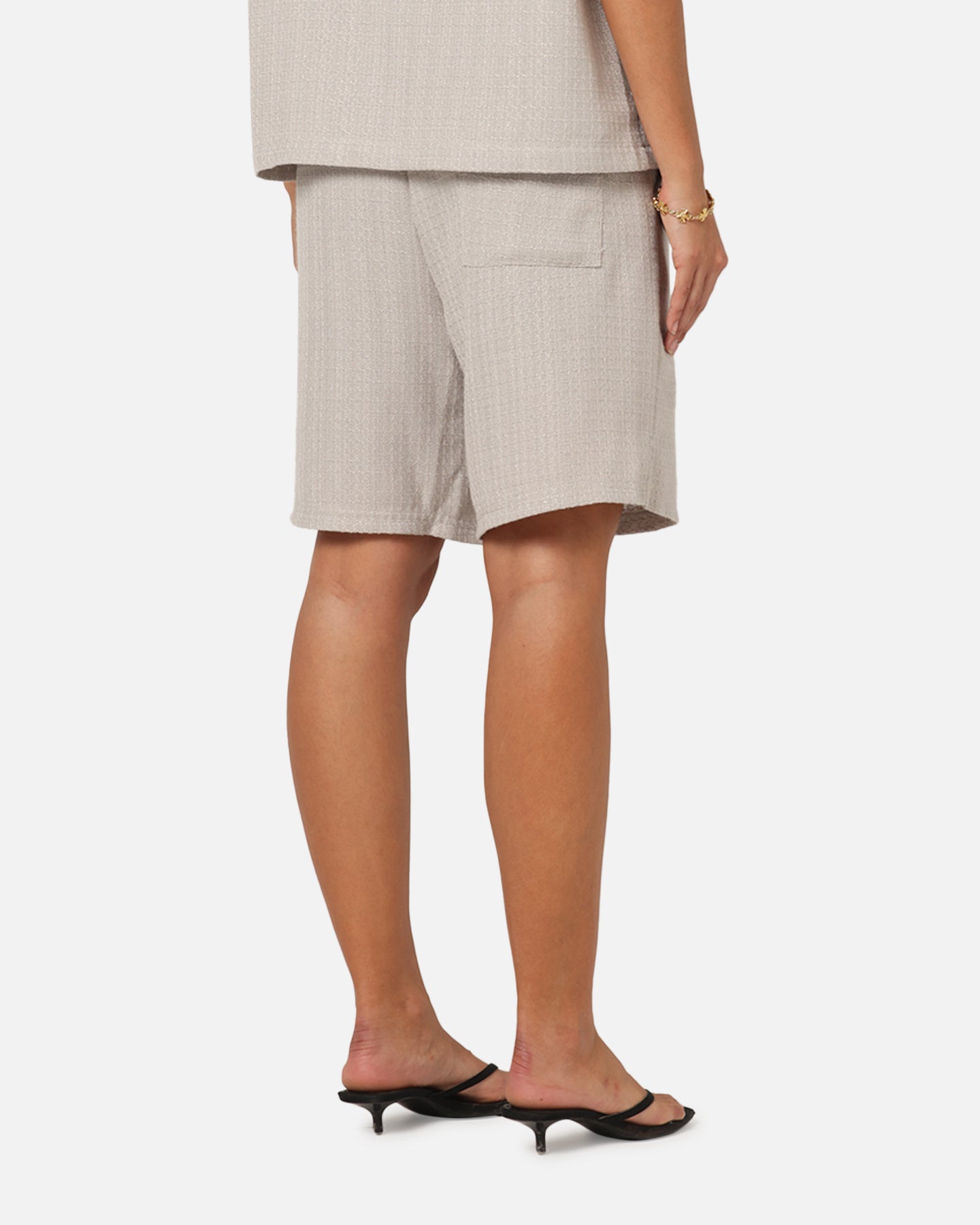 XXIII Textured Shorts Stone