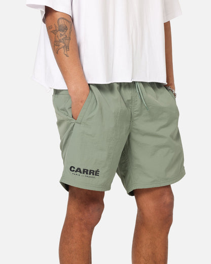 Carre Motion Beach Shorts Khaki