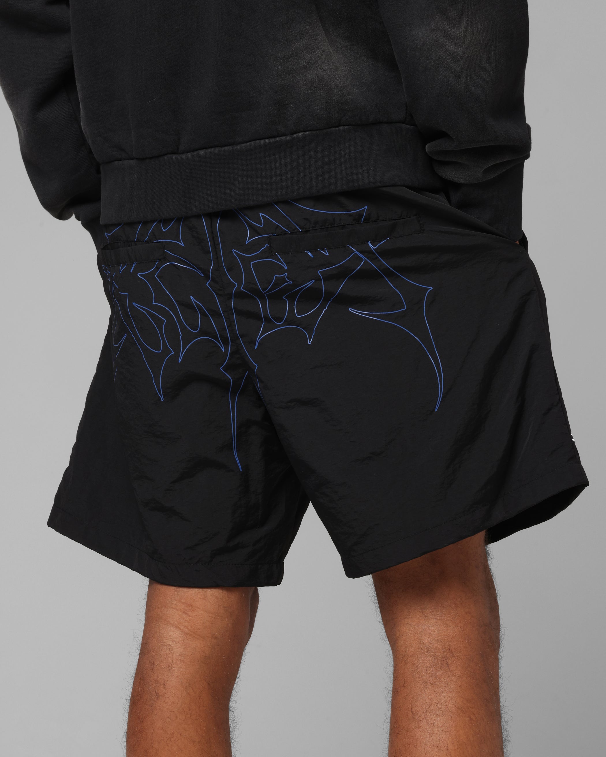 Loiter Hardcore Walk Shorts Black