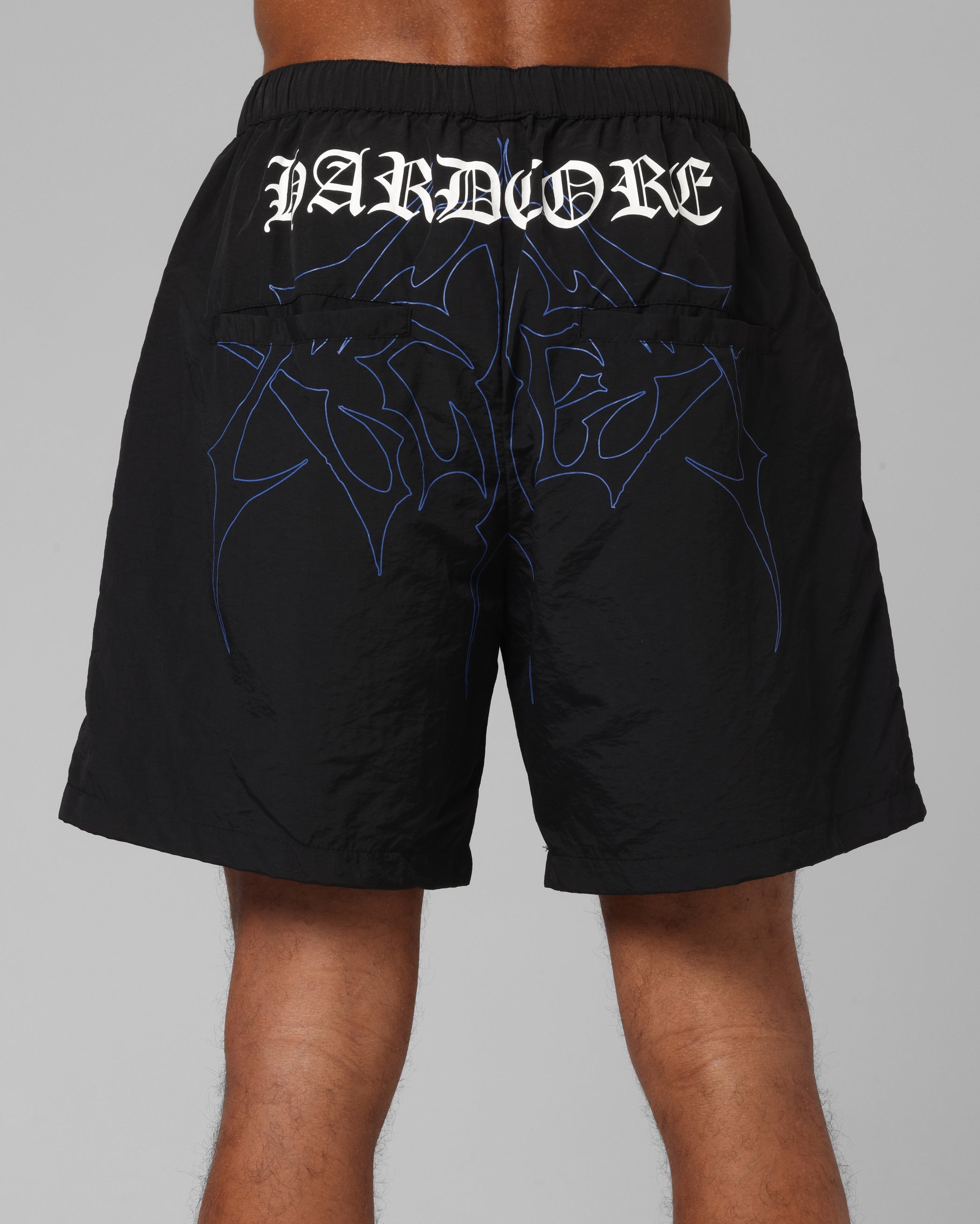Loiter Hardcore Walk Shorts Black