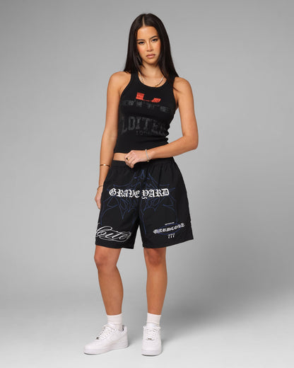 Loiter Hardcore Walk Shorts Black