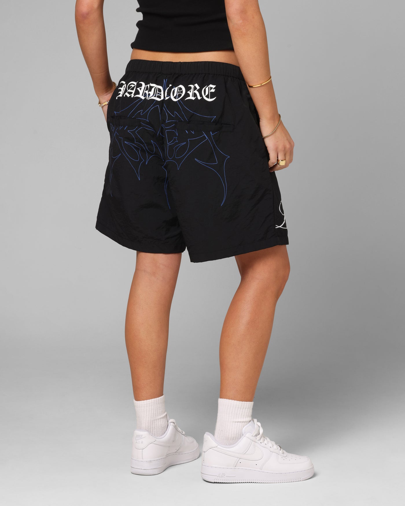 Loiter Hardcore Walk Shorts Black