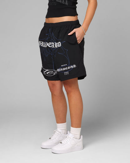 Loiter Hardcore Walk Shorts Black