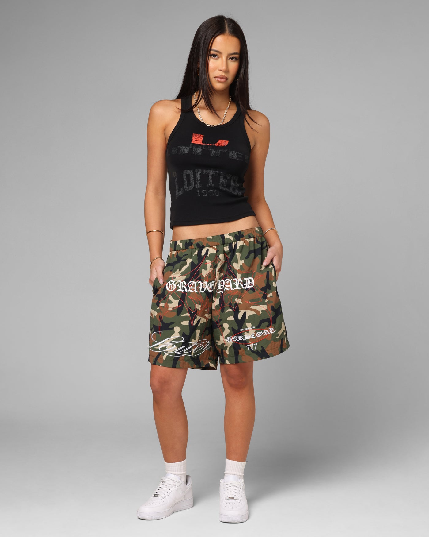 Loiter Hardcore Walk Shorts Camo