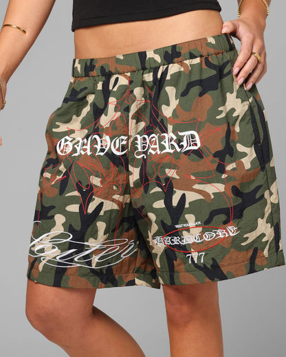 Loiter Hardcore Walk Shorts Camo