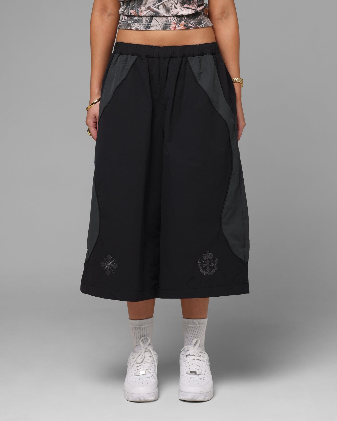 Loiter Club Classic Track Shorts Black