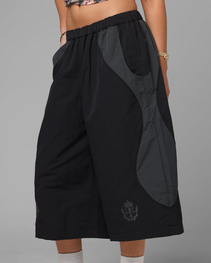 Loiter Club Classic Track Shorts Black