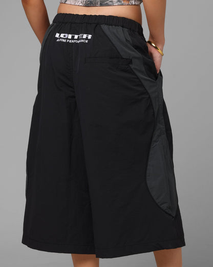Loiter Club Classic Track Shorts Black