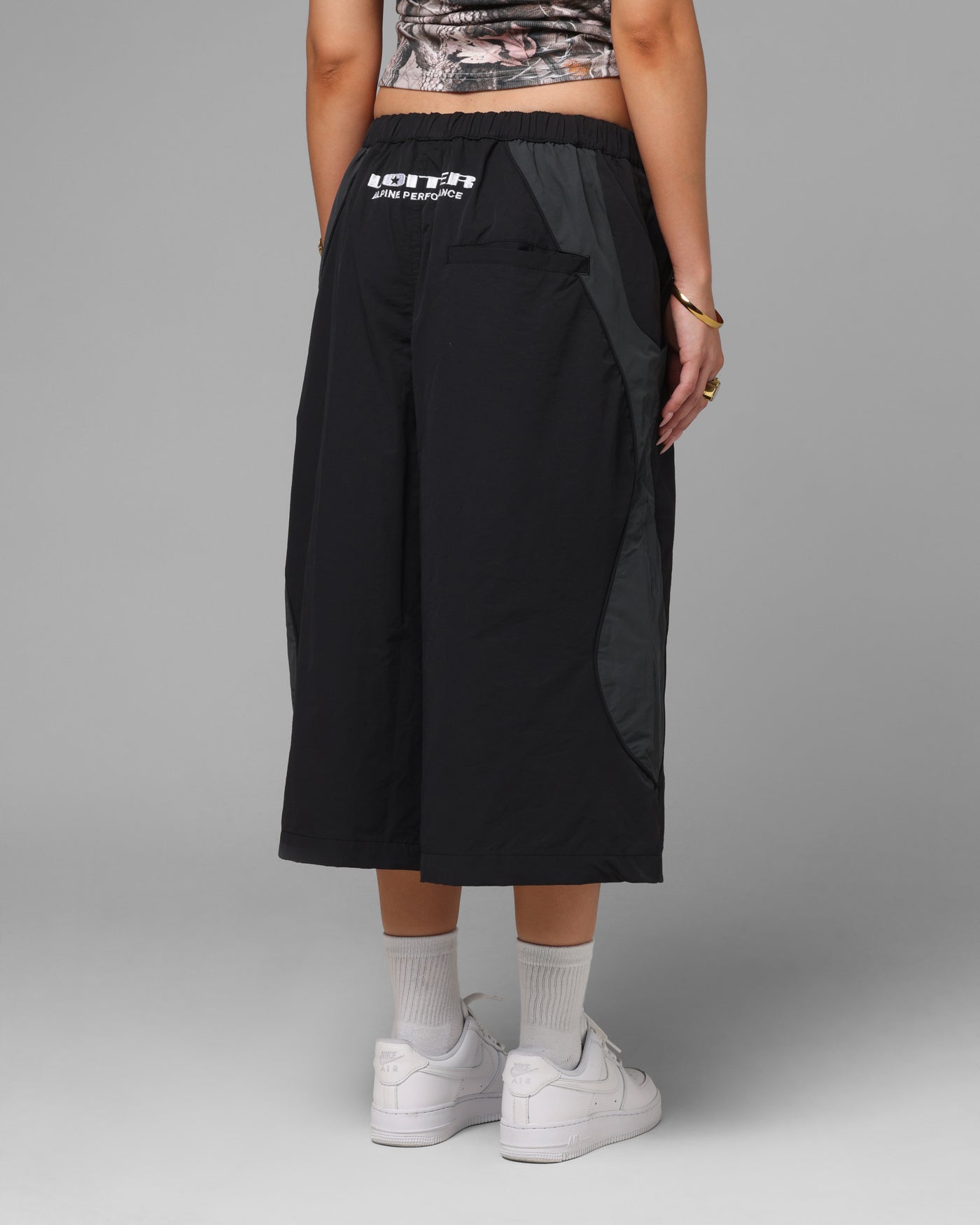 Loiter Club Classic Track Shorts Black