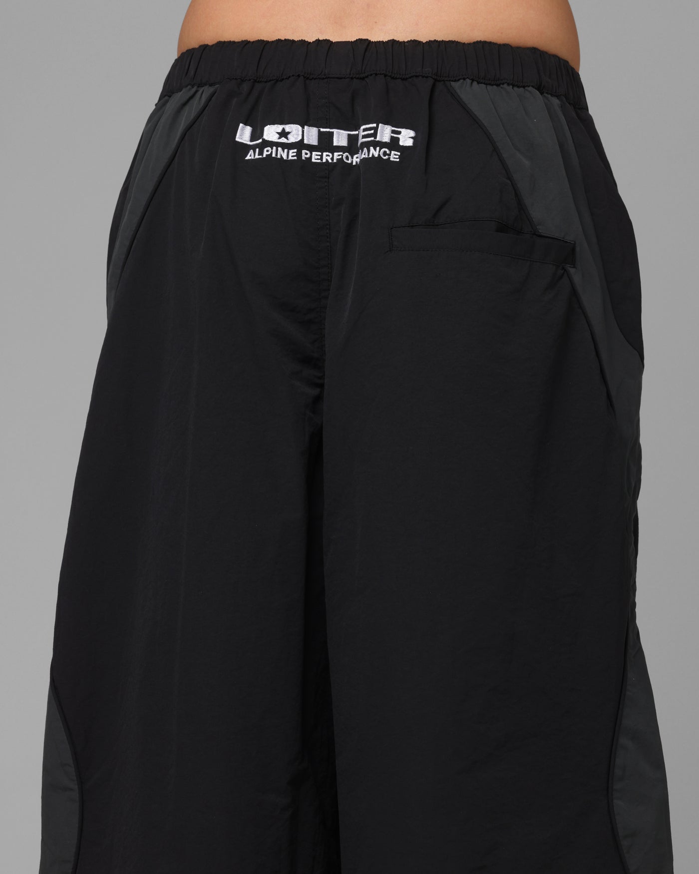 Loiter Club Classic Track Shorts Black