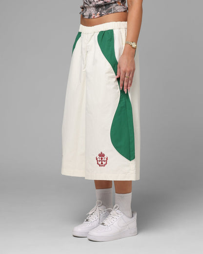 Loiter Club Classic Track Shorts White/Green