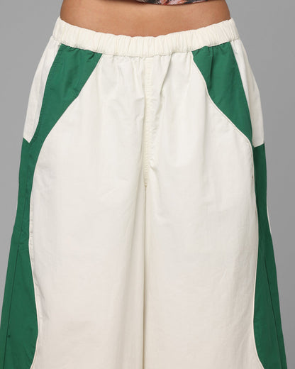 Loiter Club Classic Track Shorts White/Green