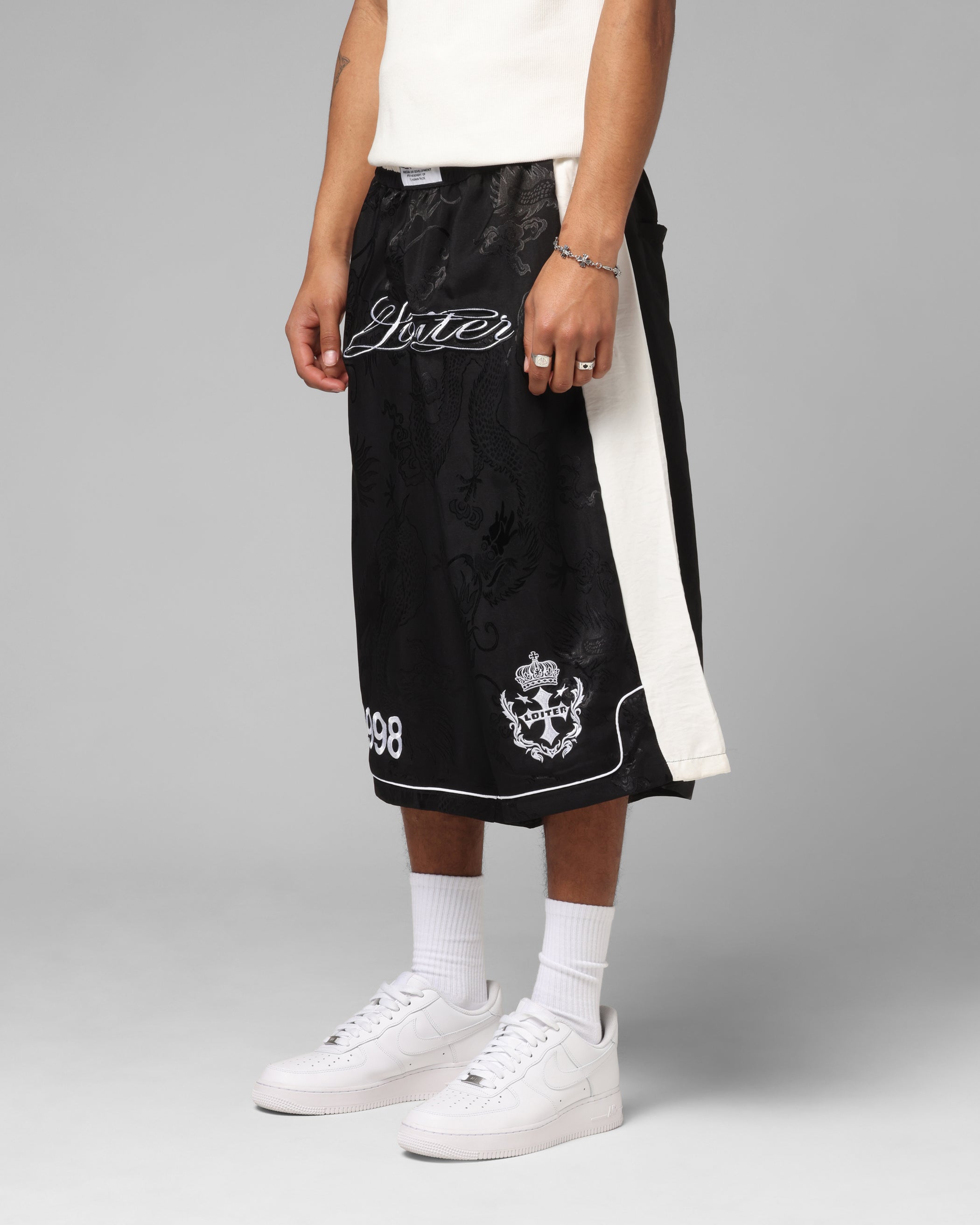 Loiter Fight Club 3 Quarter Shorts Black