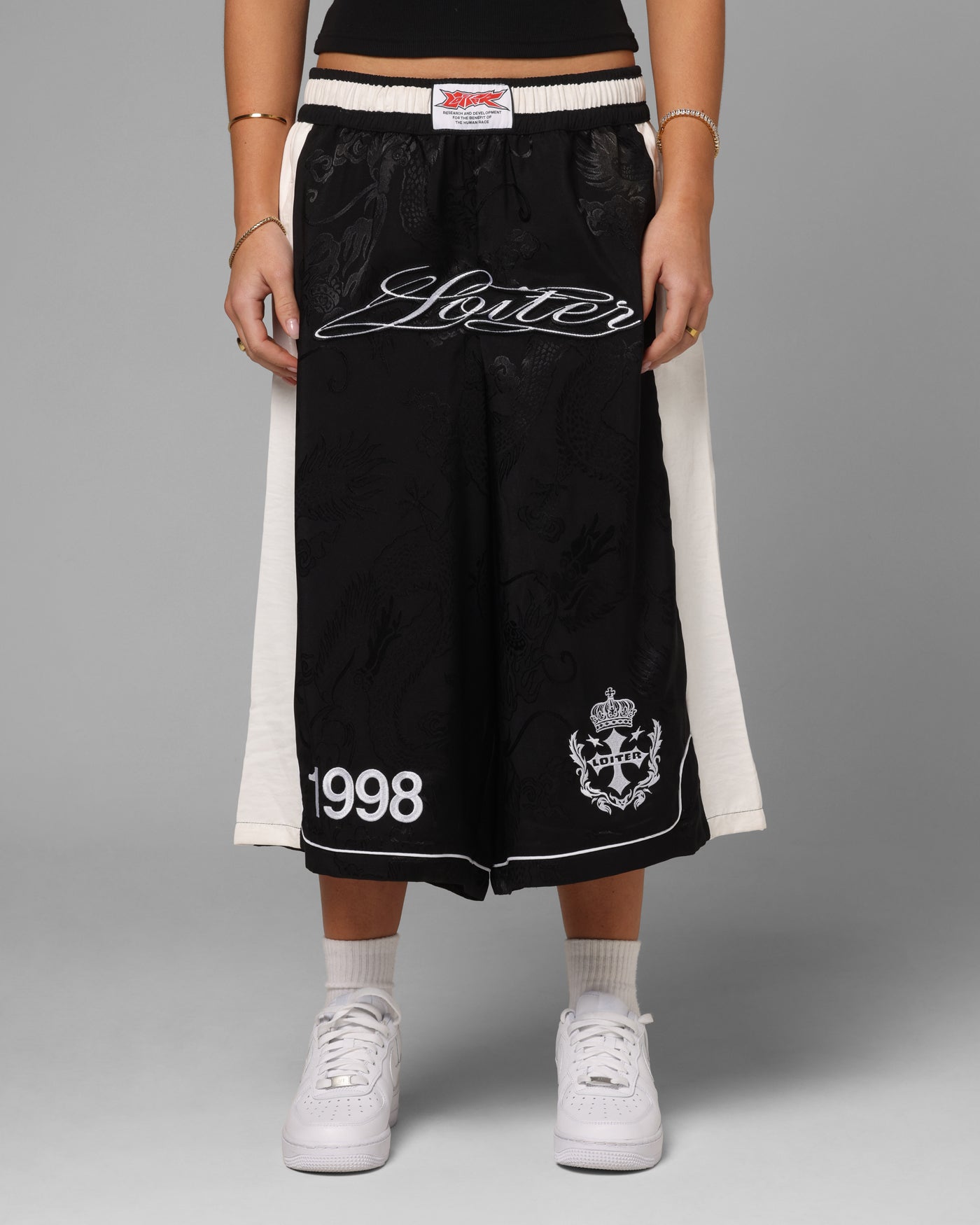 Loiter Fight Club 3 Quarter Shorts Black