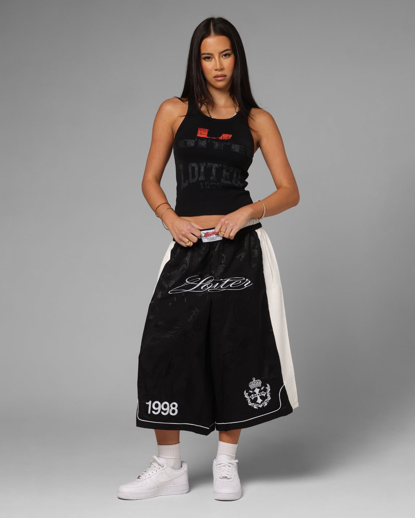 Loiter Fight Club 3 Quarter Shorts Black