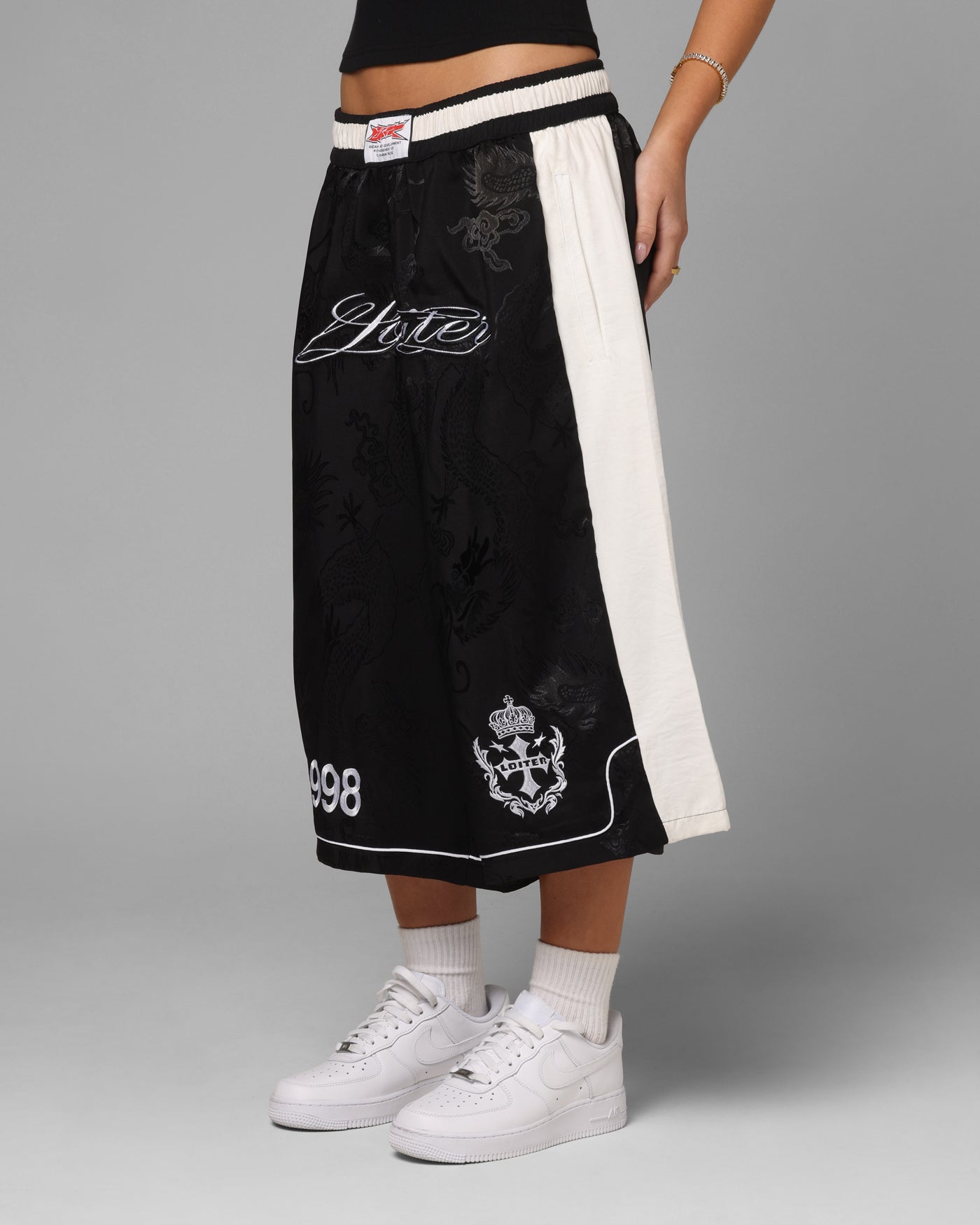 Loiter Fight Club 3 Quarter Shorts Black