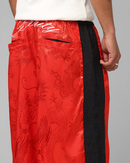 Loiter Fight Club 3 Quarter Shorts Red