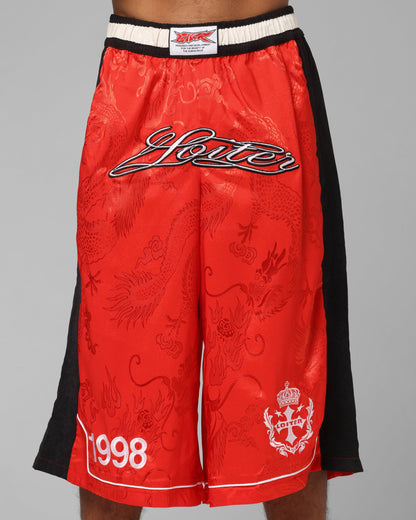 Loiter Fight Club 3 Quarter Shorts Red