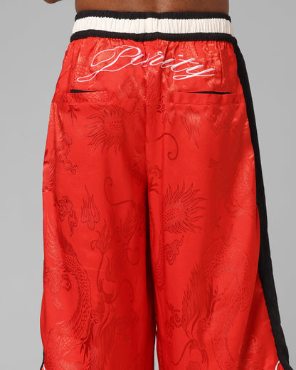 Loiter Fight Club 3 Quarter Shorts Red