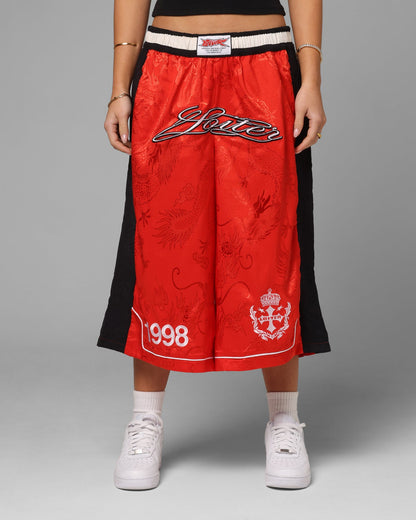 Loiter Fight Club 3 Quarter Shorts Red