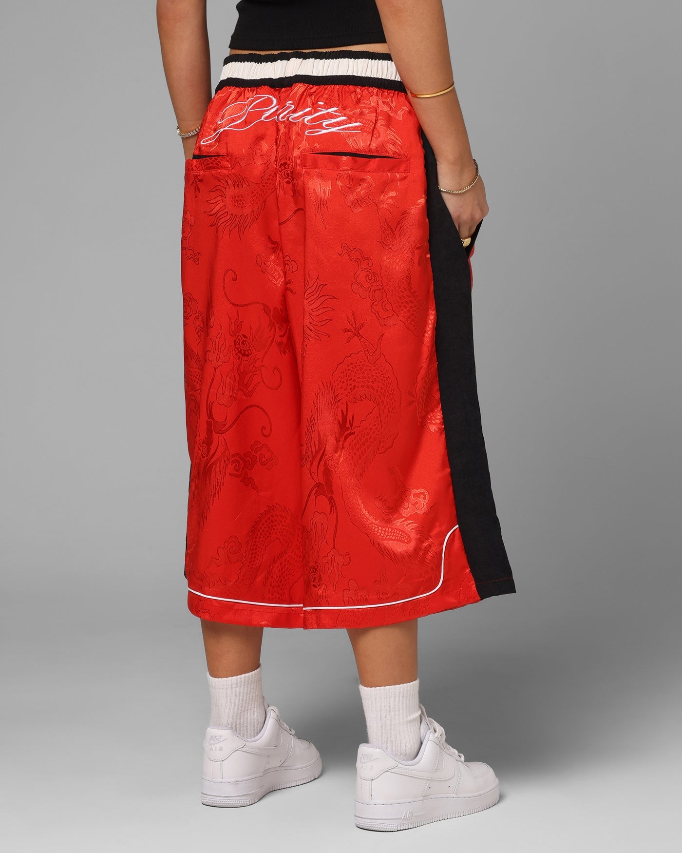 Loiter Fight Club 3 Quarter Shorts Red