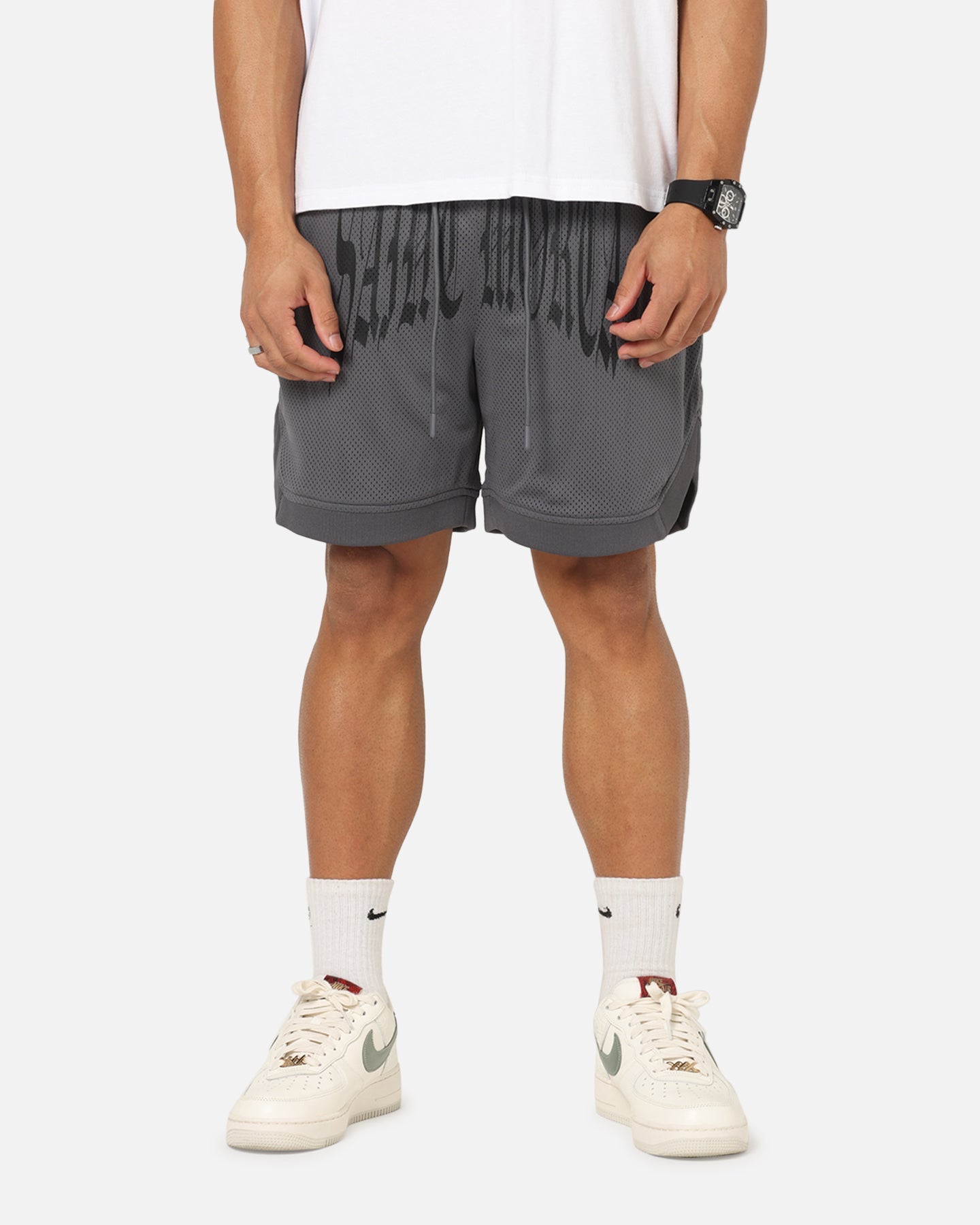 Saint Morta Vill Park Mesh Shorts Vintage Black