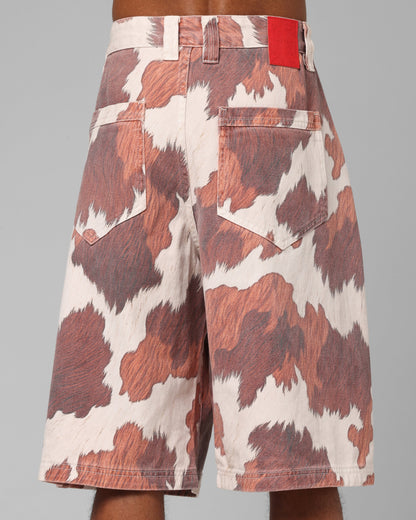 Loiter Hide Jorts Cowhide