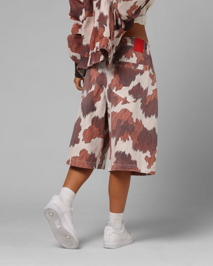 Loiter Hide Jorts Cowhide