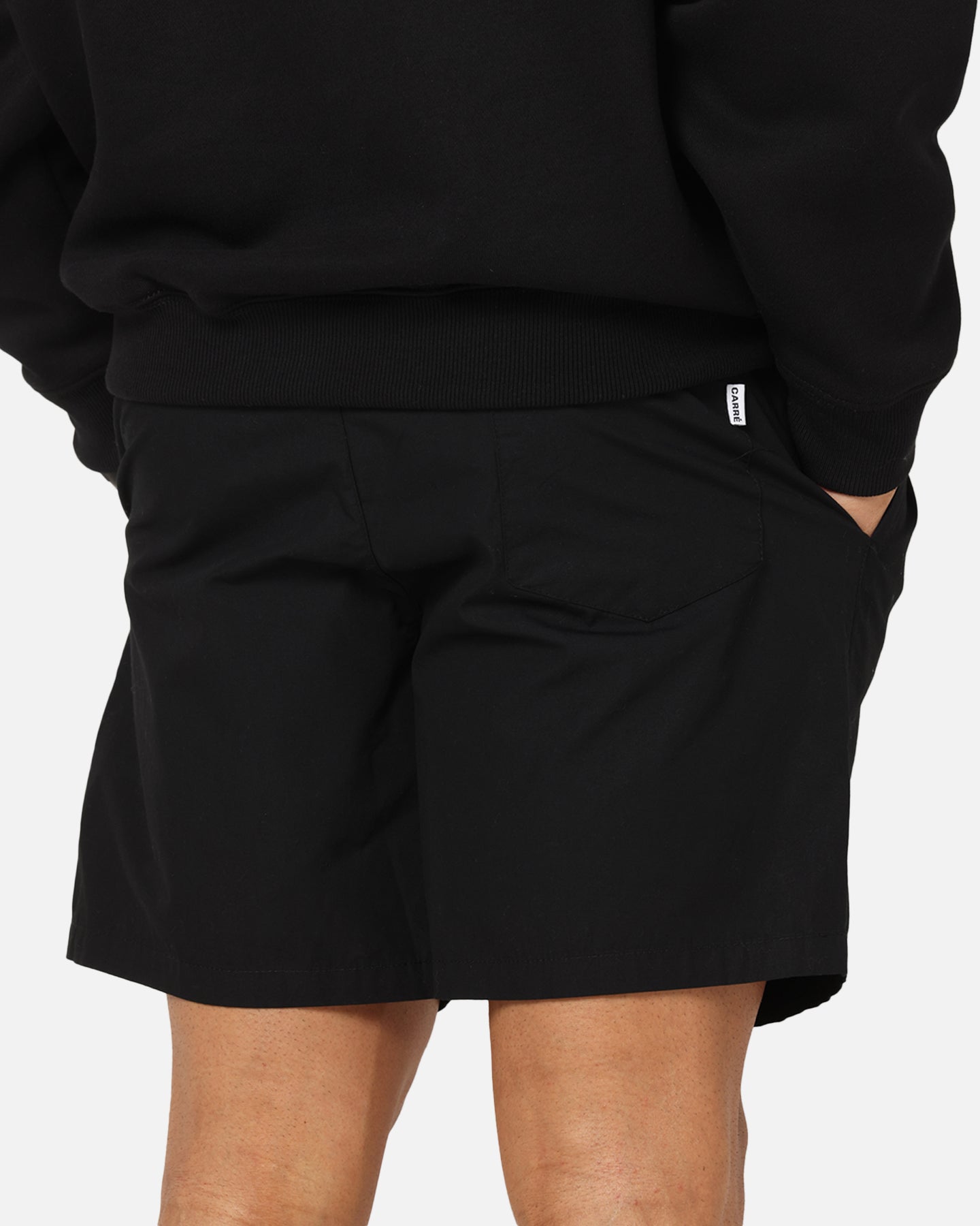 Carre Block Star Beach Shorts Black