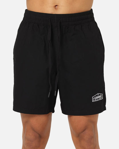 Carre Block Star Beach Shorts Black