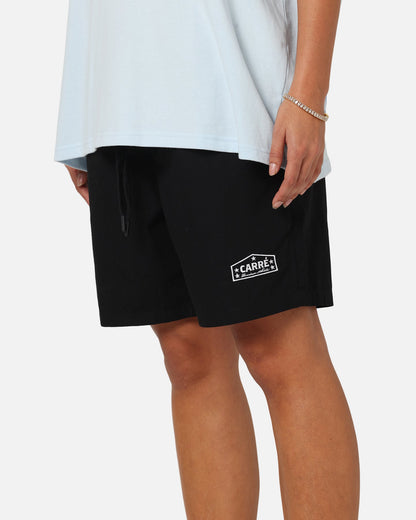 Carre Block Star Beach Shorts Black