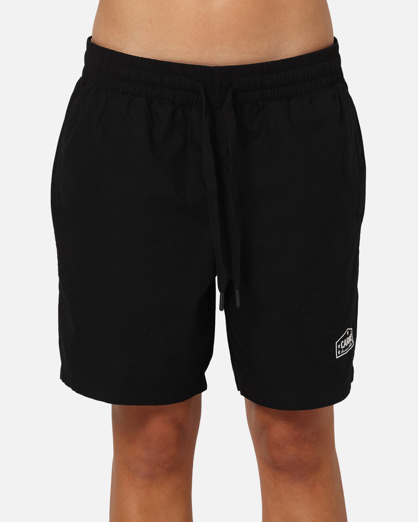 Carre Block Star Beach Shorts Black