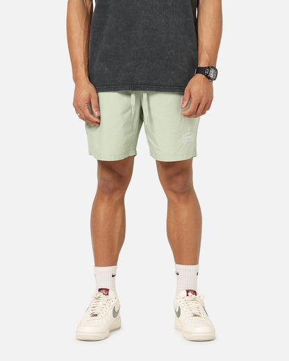Carre Block Star Beach Shorts Sage