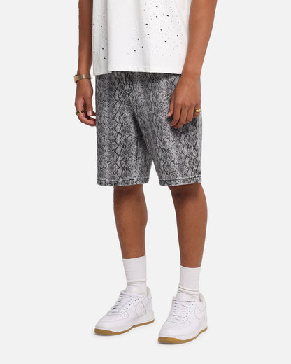 XXIII Snake Skin Jorts Black Snake Print
