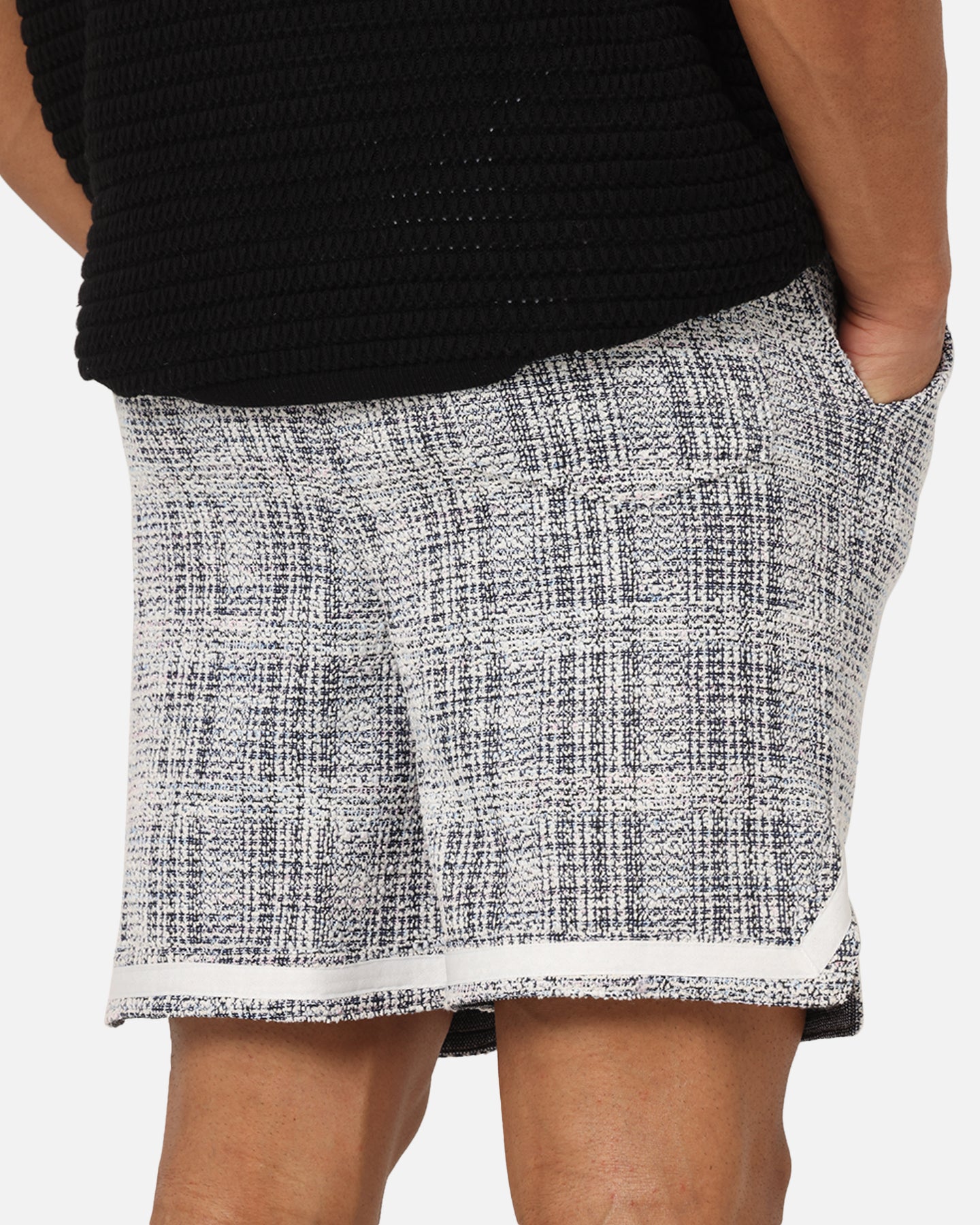 XXIII Textured Ball Shorts Navy/Cream