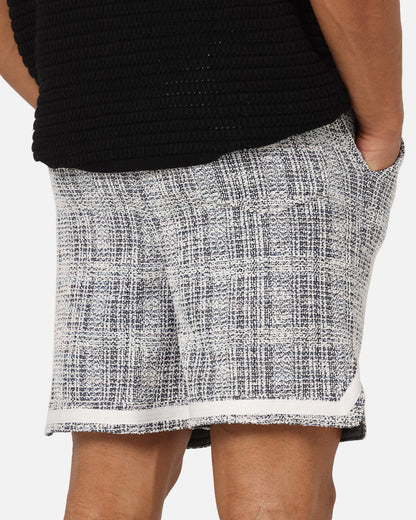 XXIII Textured Ball Shorts Navy/Cream