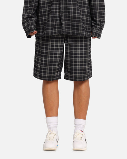 XXIII Plaid Corduroy Jorts Black/Grey