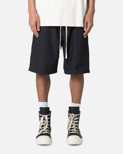 MNML Side Snap Nylon Shorts Black