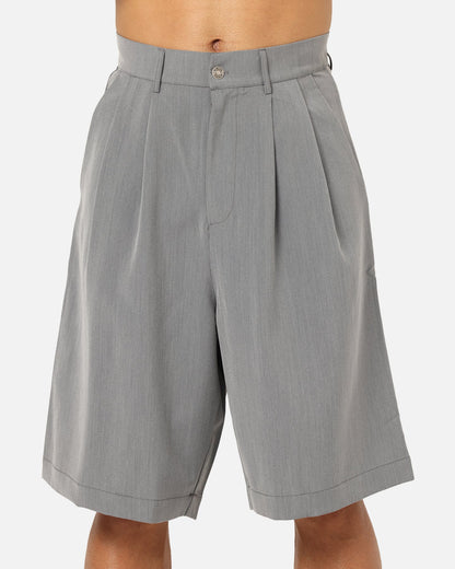 XXIII Baggy Pleated Shorts Grey