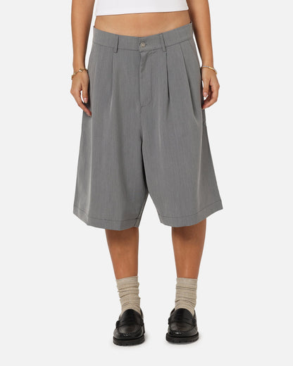 XXIII Baggy Pleated Shorts Grey